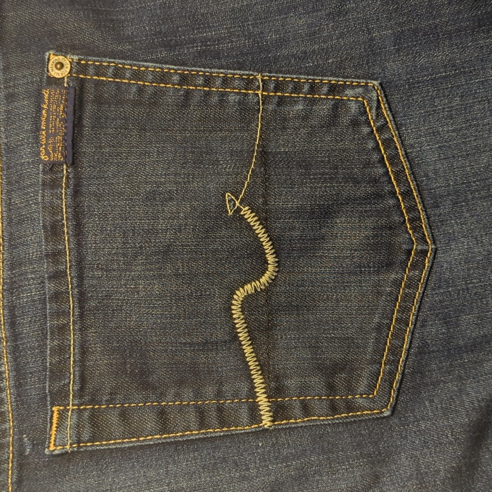 7 For All Mankind, straight leg, blue jeans, 31 - Picture 5 of 9